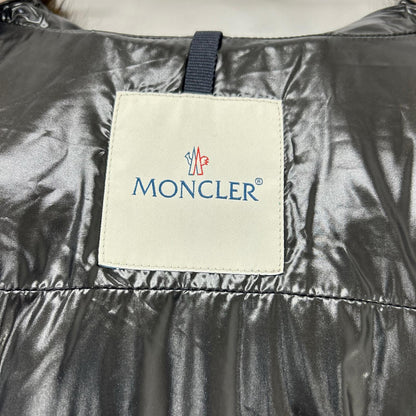 MONCLER モンクレール 10年製 ブラック RIBERA/リベラ ファー付きフーデットダウンジャケット ジャケット