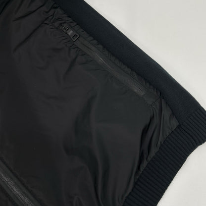 PRADA SPORT プラダスポーツ SMC405 11年製 ブラック ナイロン×コットン ニット切替トラックジャケット ジャケット