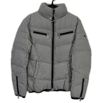 Burberry Black Label バーバリーブラックレーベル BMP81-135-04 ブラック×ホワイト ギンガムチェックダウンジャケット ジャケット