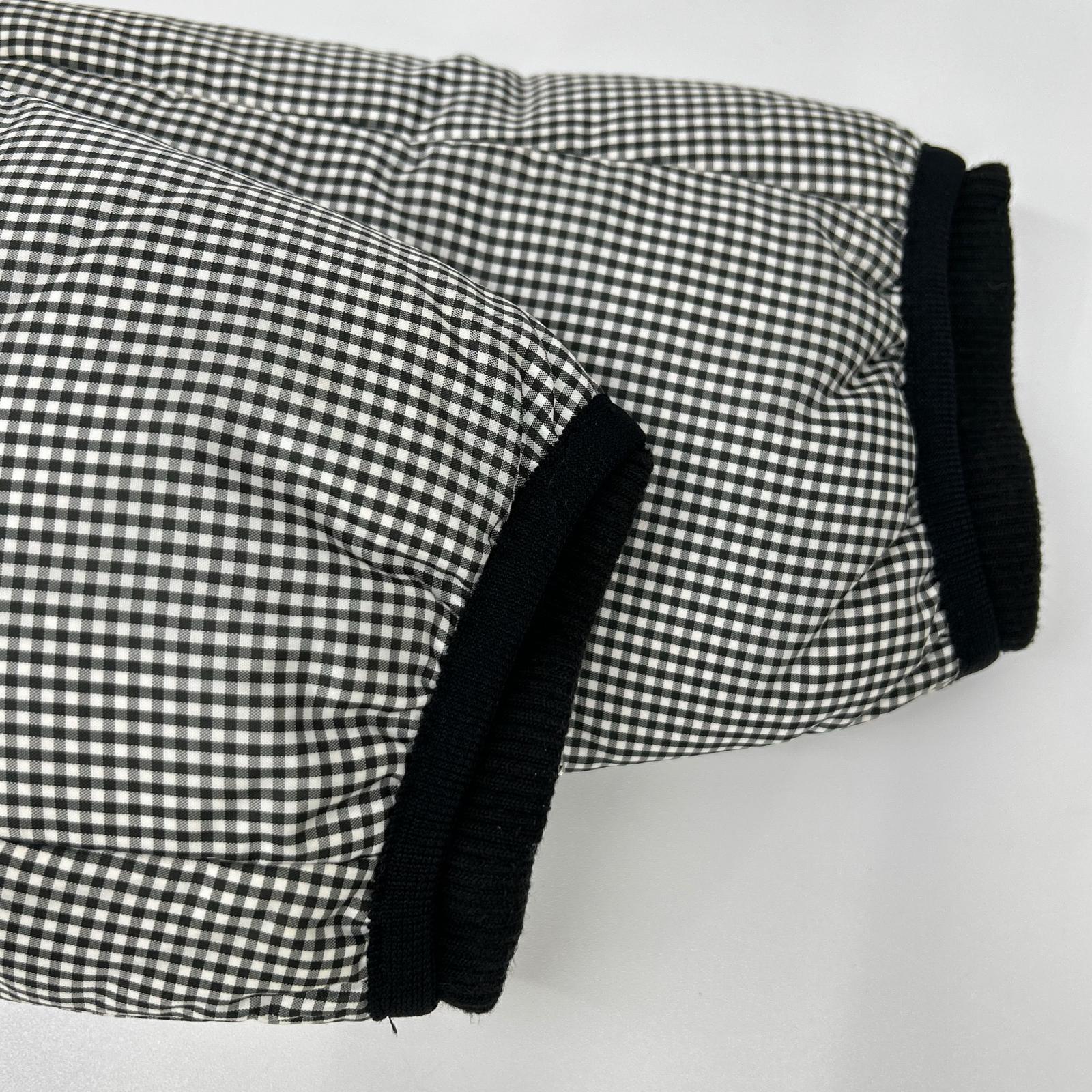 Burberry Black Label バーバリーブラックレーベル BMP81-135-04 ブラック×ホワイト ギンガムチェックダウンジャケット ジャケット
