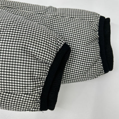 Burberry Black Label バーバリーブラックレーベル BMP81-135-04 ブラック×ホワイト ギンガムチェックダウンジャケット ジャケット