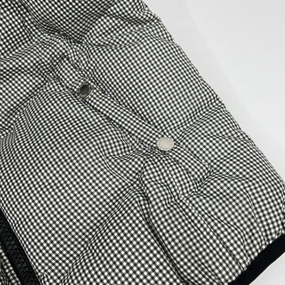 Burberry Black Label バーバリーブラックレーベル BMP81-135-04 ブラック×ホワイト ギンガムチェックダウンジャケット ジャケット