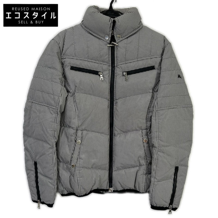 Burberry Black Label バーバリーブラックレーベル BMP81-135-04 ブラック×ホワイト ギンガムチェックダウンジャケット ジャケット