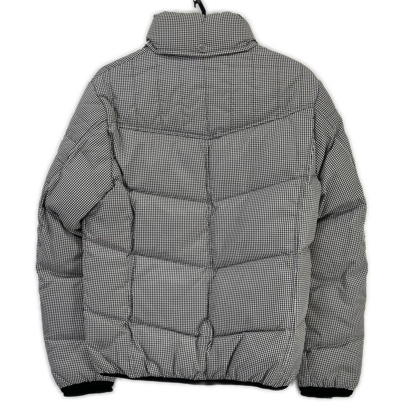 Burberry Black Label バーバリーブラックレーベル BMP81-135-04 ブラック×ホワイト ギンガムチェックダウンジャケット ジャケット