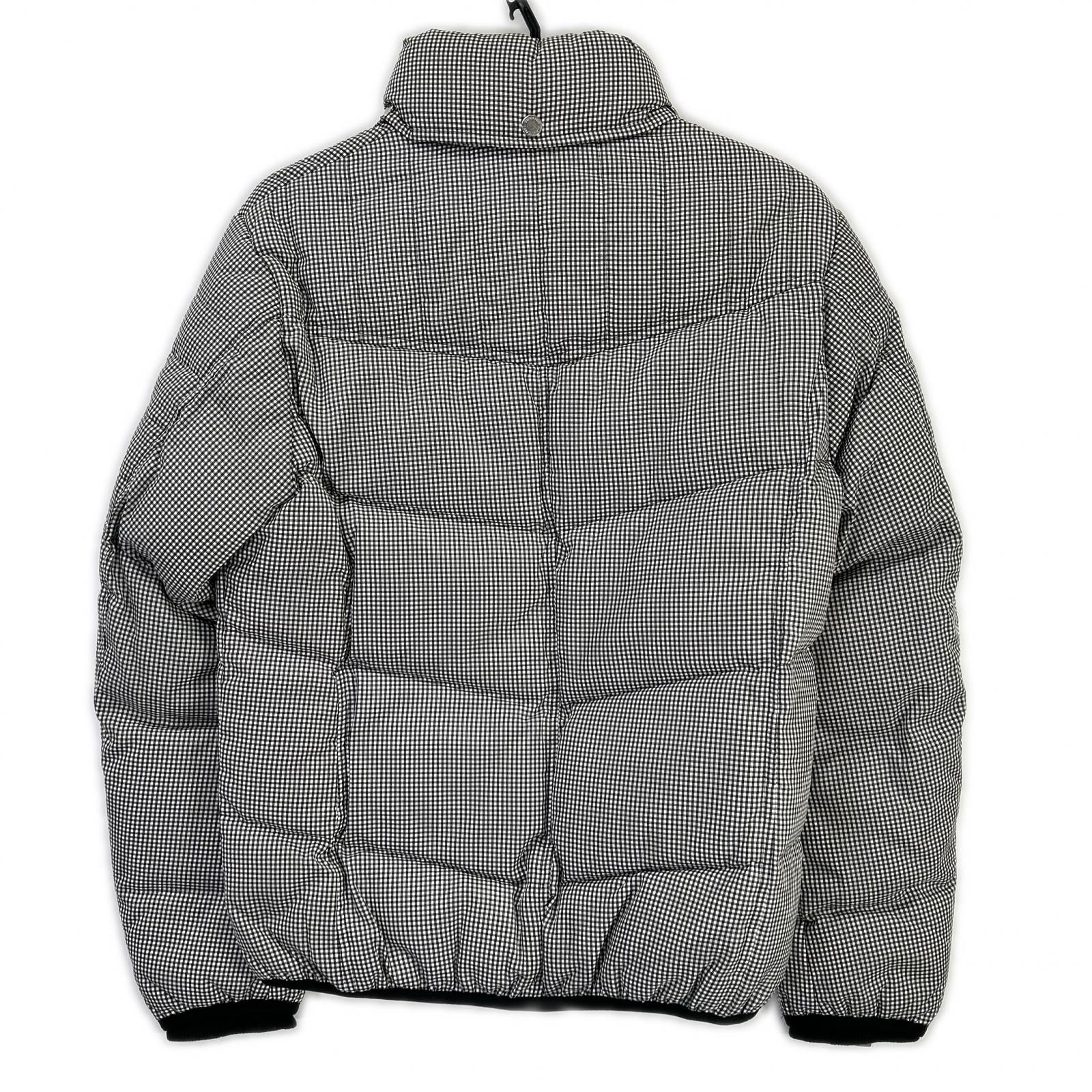 Burberry Black Label バーバリーブラックレーベル BMP81-135-04 ブラック×ホワイト ギンガムチェックダウンジャケット ジャケット