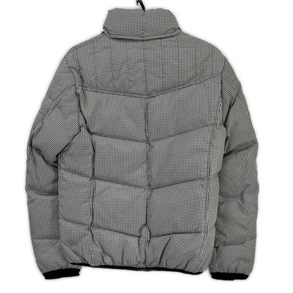 Burberry Black Label バーバリーブラックレーベル BMP81-135-04 ブラック×ホワイト ギンガムチェックダウンジャケット ジャケット