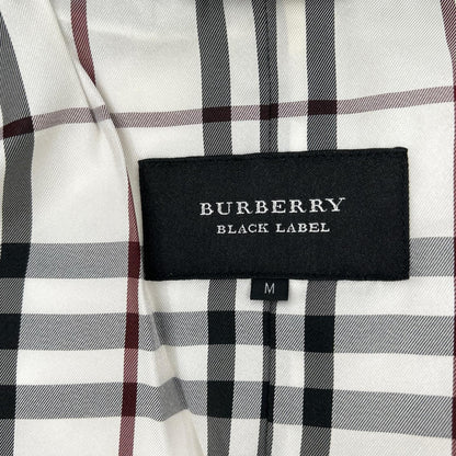 Burberry Black Label バーバリーブラックレーベル BMP81-135-04 ブラック×ホワイト ギンガムチェックダウンジャケット ジャケット