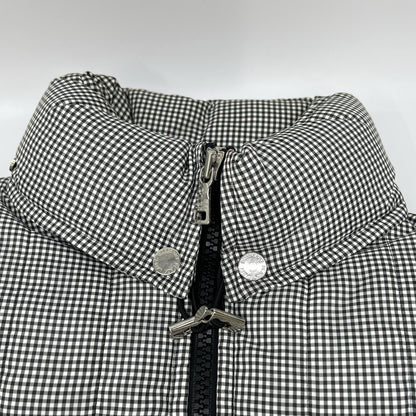 Burberry Black Label バーバリーブラックレーベル BMP81-135-04 ブラック×ホワイト ギンガムチェックダウンジャケット ジャケット