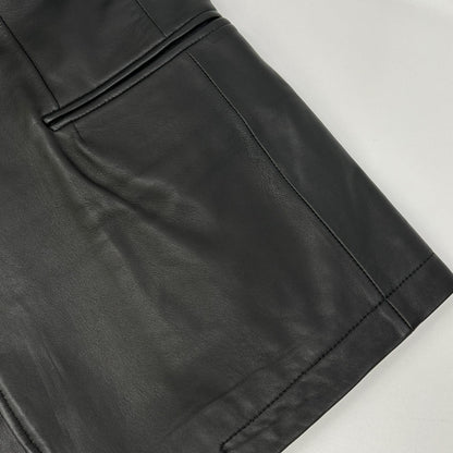 Burberry Black Label バーバリーブラックレーベル BME95-705-09 ブラック 羊革 裏地チェック3Bテーラードレザージャケット ジャケット