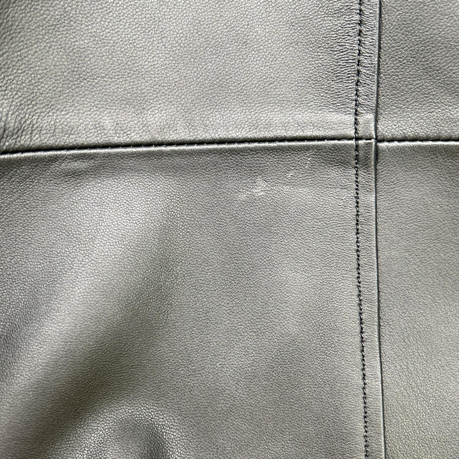 Burberry Black Label バーバリーブラックレーベル BME95-705-09 ブラック 羊革 裏地チェック3Bテーラードレザージャケット ジャケット