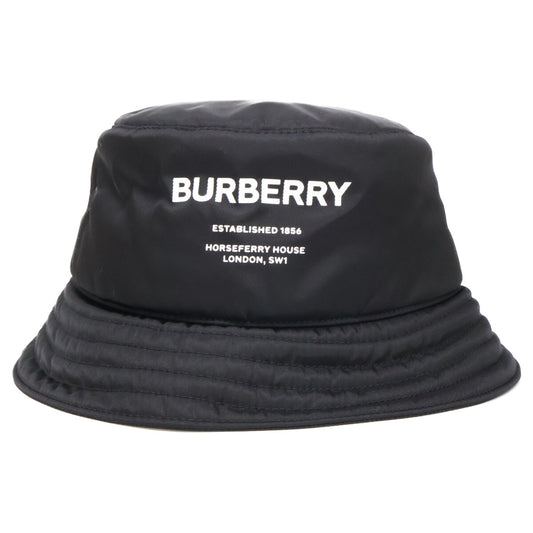 BURBERRY バーバリー 【新品同様】8044081/71E PADDED NYLON BUCKET HAT ロゴプリント ナイロン バケットハット 帽子