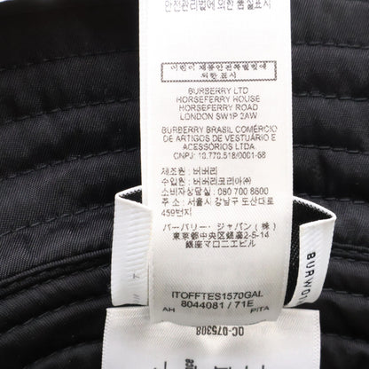 BURBERRY バーバリー 【新品同様】8044081/71E PADDED NYLON BUCKET HAT ロゴプリント ナイロン バケットハット 帽子
