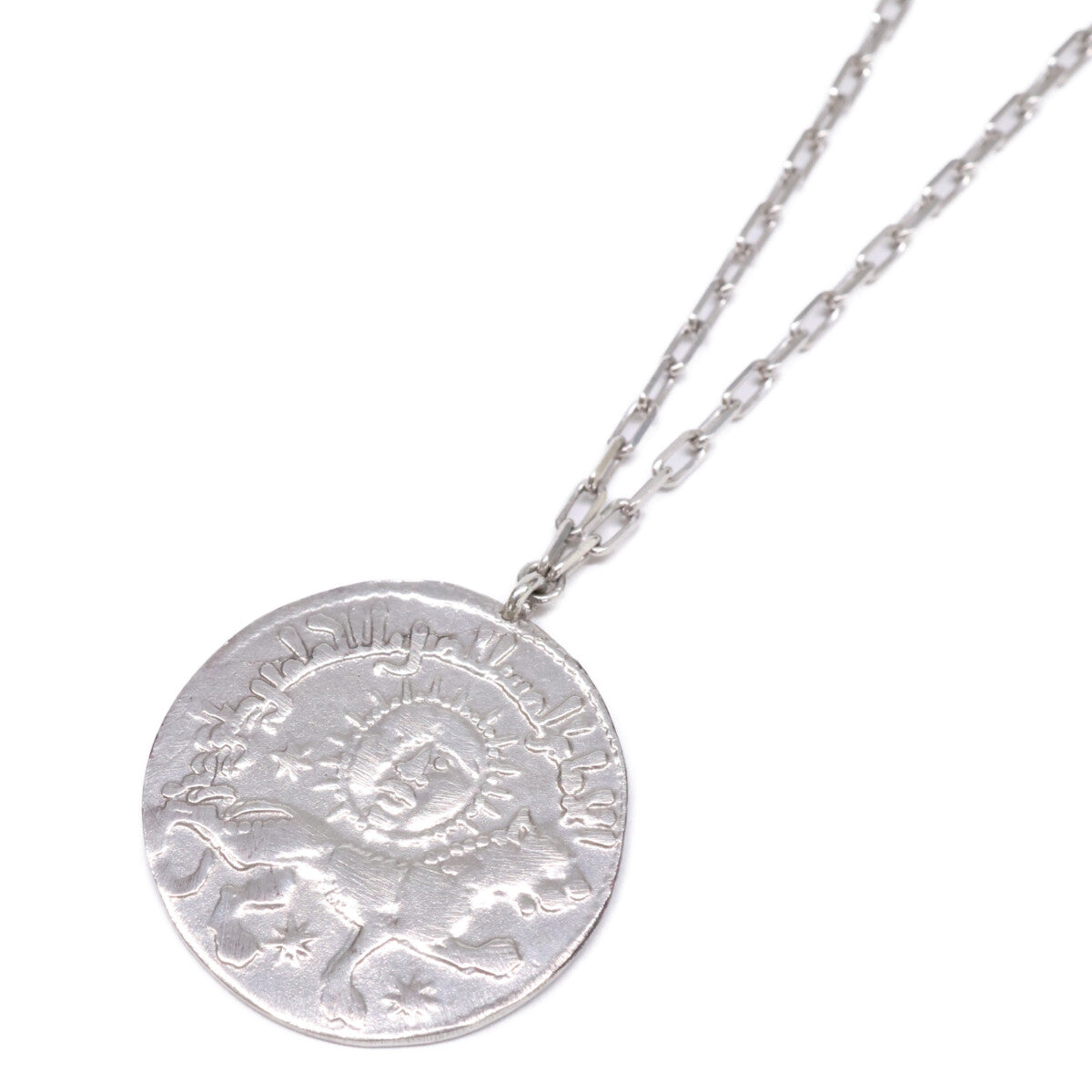 MARIHA マリハ SV925 Ancient Memories Sun Lion アンシエントメモリーズ サンライオン レクタングルチェーン50cm ネックレス
