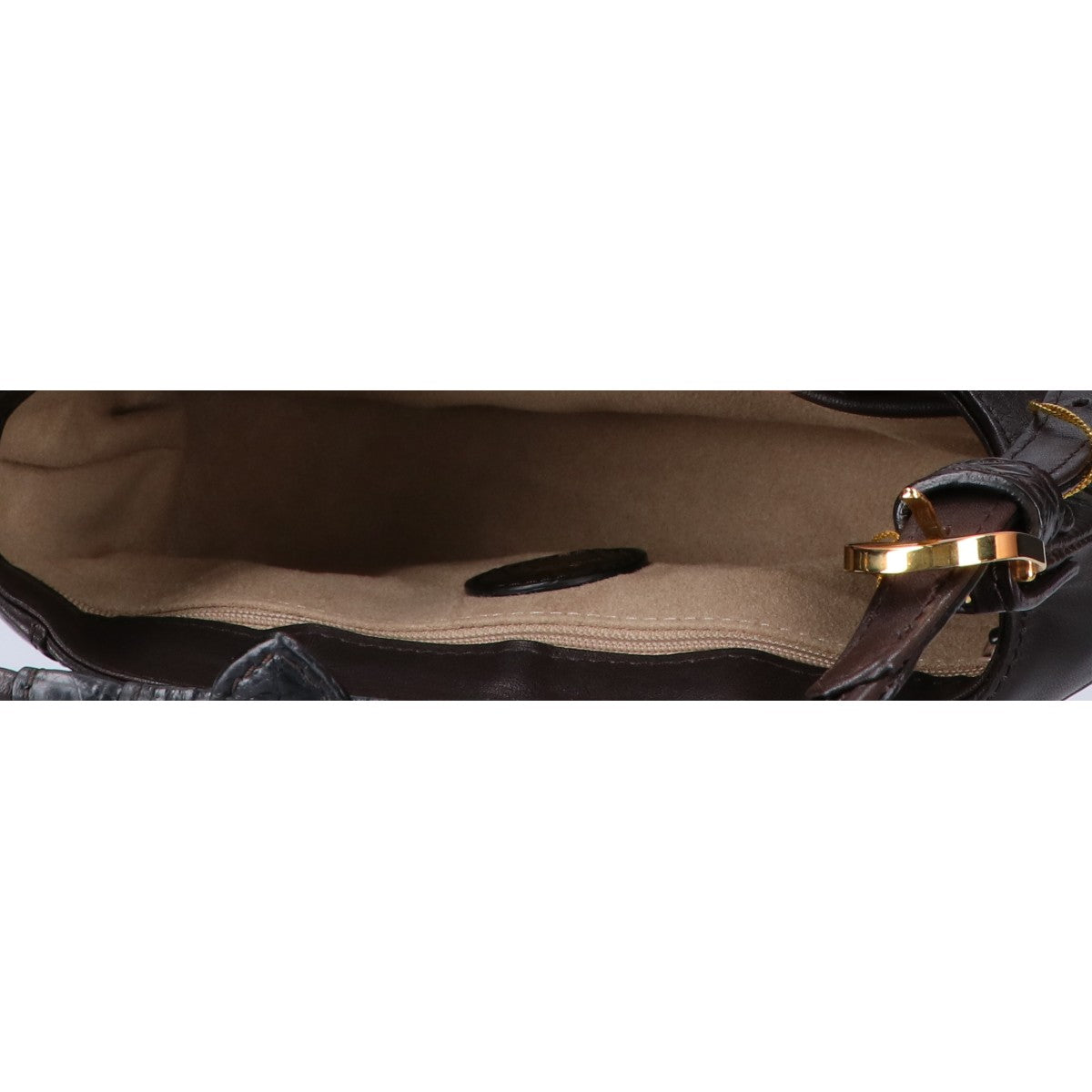 BEAUGRAND ボーグラン 3322-2 ソフト牛/クロコ フラップ ショルダーバッグ