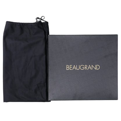 BEAUGRAND ボーグラン 3322-2 ソフト牛/クロコ フラップ ショルダーバッグ