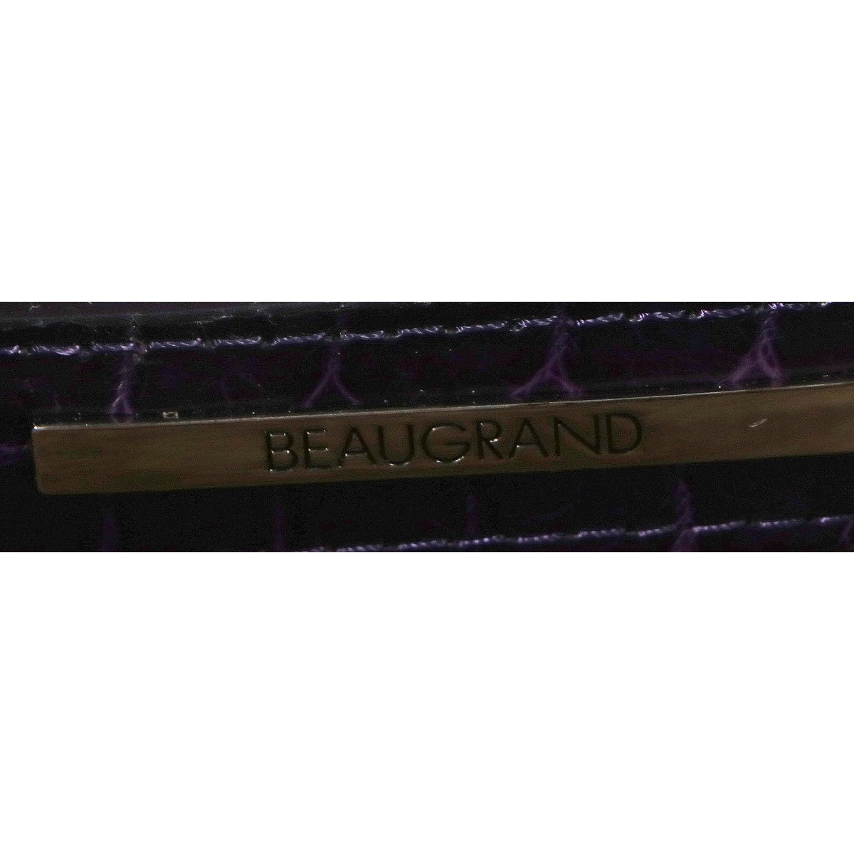 BEAUGRAND ボーグラン 【新品同様】4783 クロコダイル 2WAY ハンドバッグ