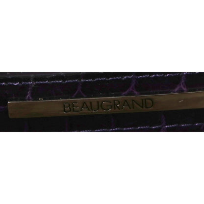 BEAUGRAND ボーグラン 【新品同様】4783 クロコダイル 2WAY ハンドバッグ
