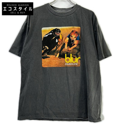 insonnia インソニア 【EDIFICE別注】IP-BL-003 ブラック blur PARKLIFE プリントTシャツ トップス