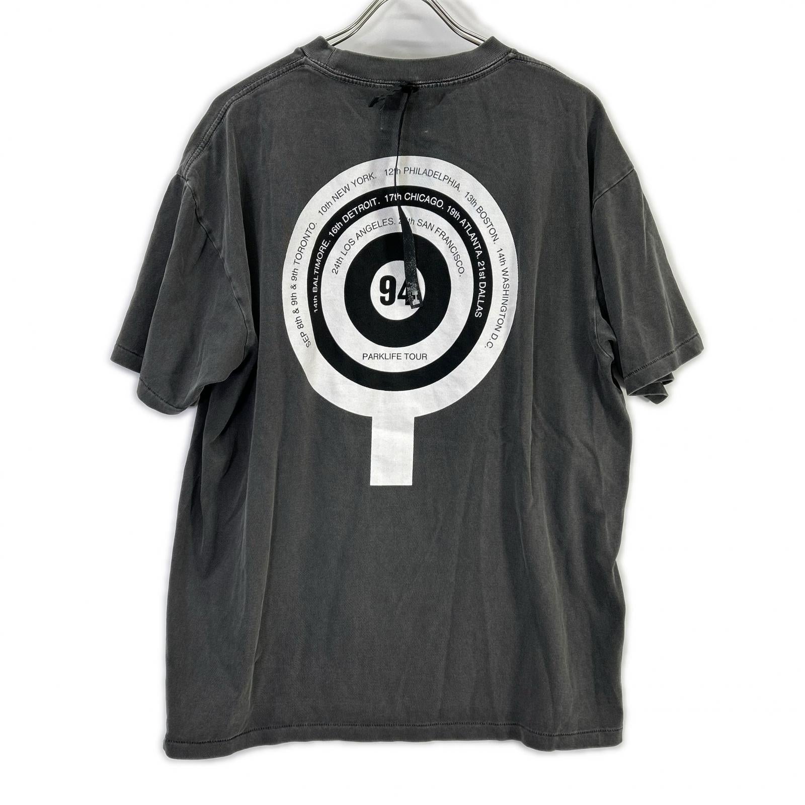 insonnia インソニア 【EDIFICE別注】IP-BL-003 ブラック blur PARKLIFE プリントTシャツ トップス