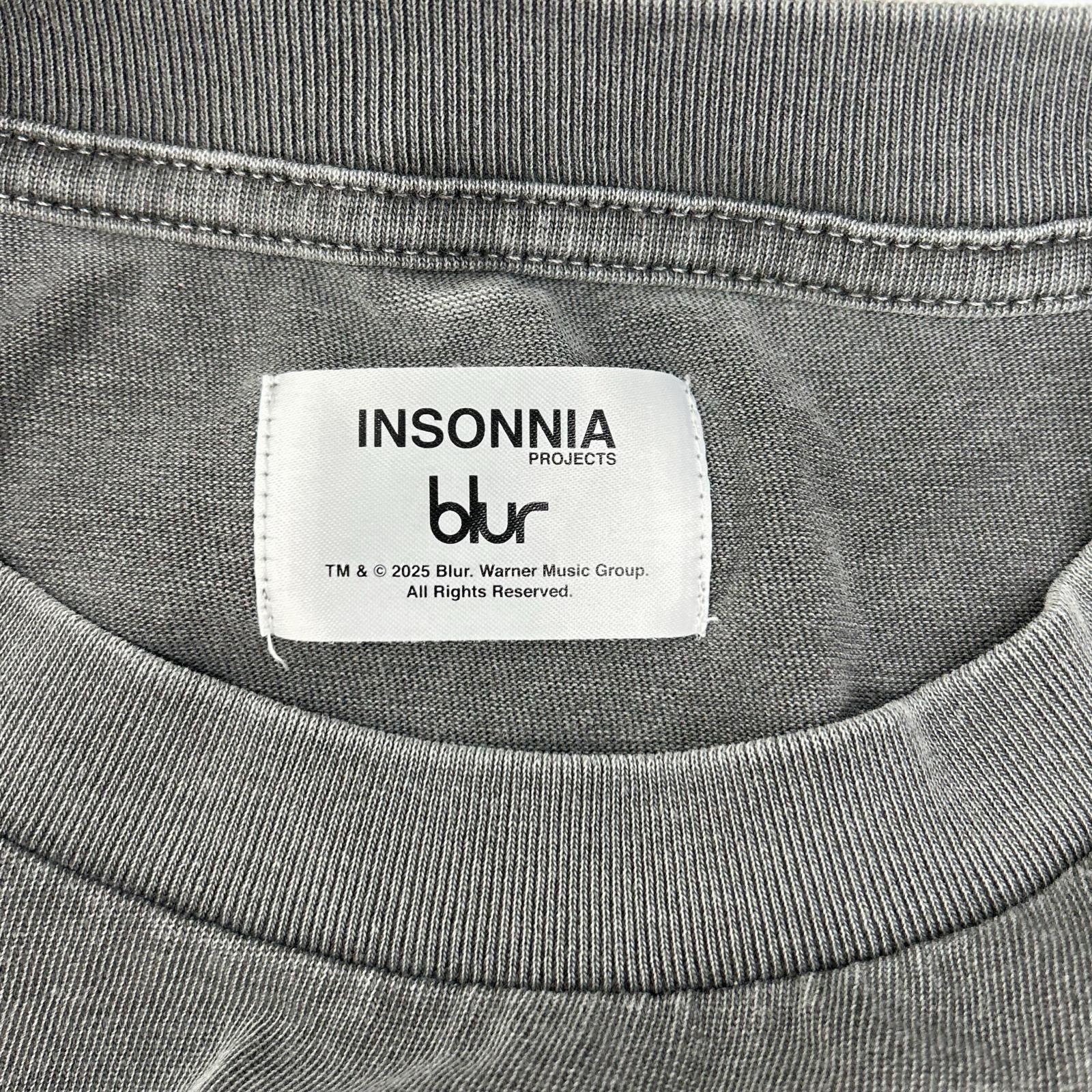 insonnia インソニア 【EDIFICE別注】IP-BL-003 ブラック blur PARKLIFE プリントTシャツ トップス