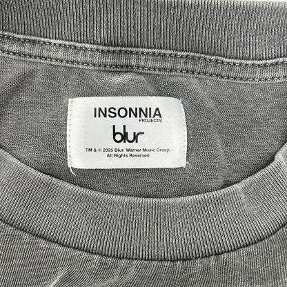 insonnia インソニア 【EDIFICE別注】IP-BL-003 ブラック blur PARKLIFE プリントTシャツ トップス