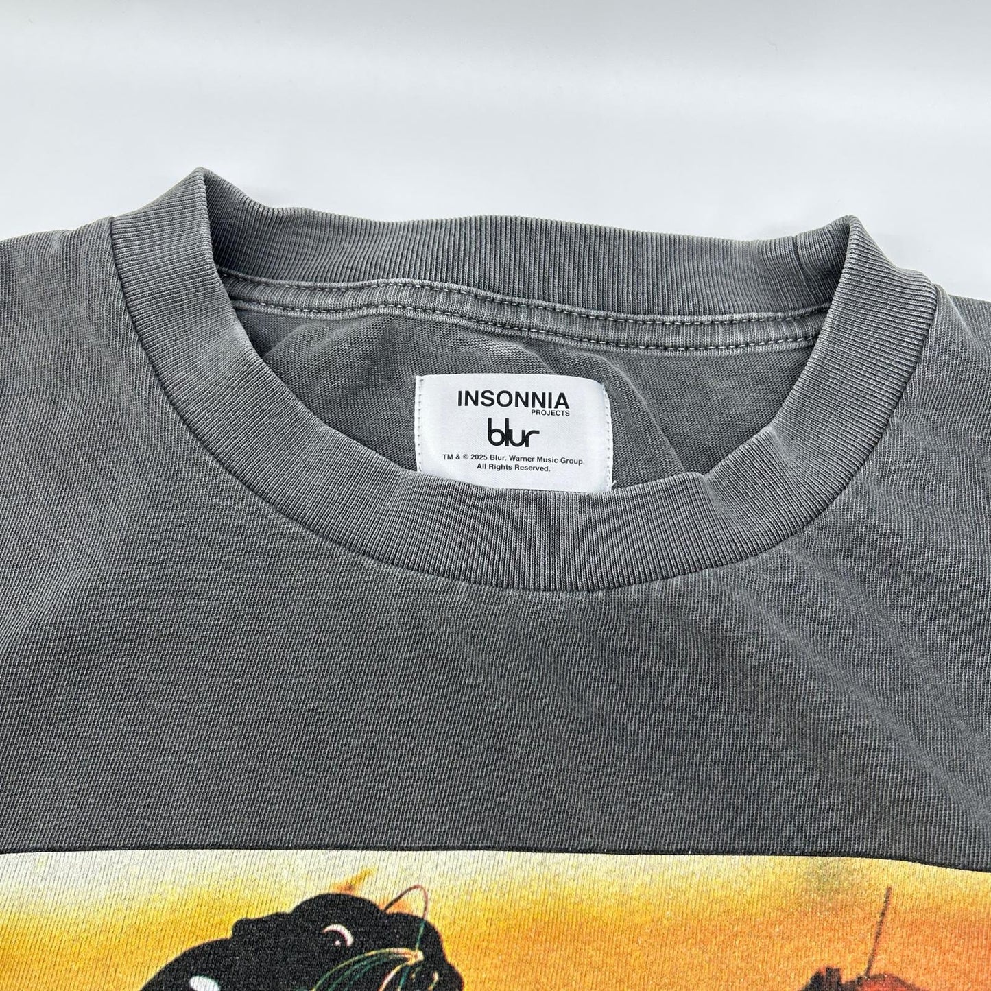 insonnia インソニア 【EDIFICE別注】IP-BL-003 ブラック blur PARKLIFE プリントTシャツ トップス