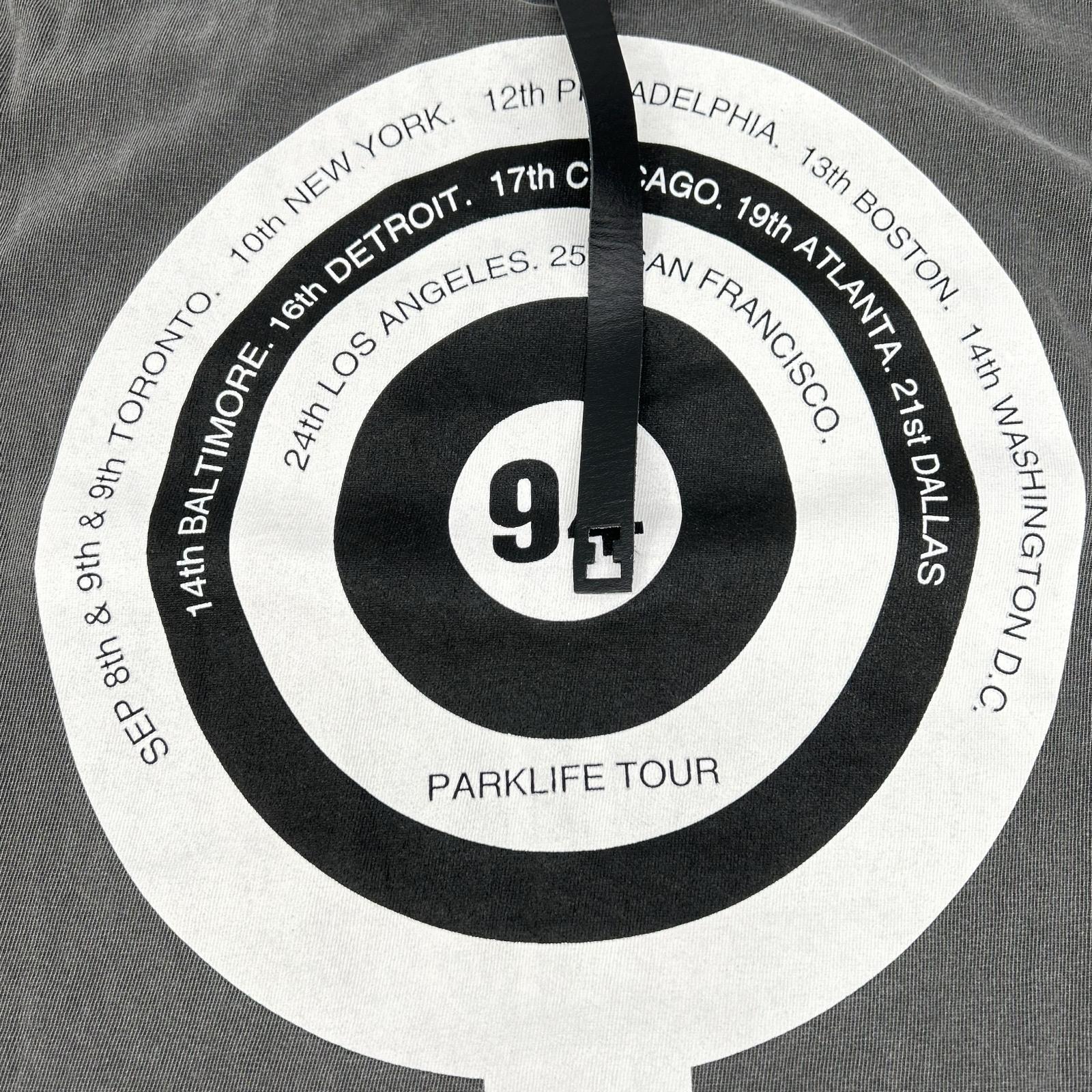 insonnia インソニア 【EDIFICE別注】IP-BL-003 ブラック blur PARKLIFE プリントTシャツ トップス