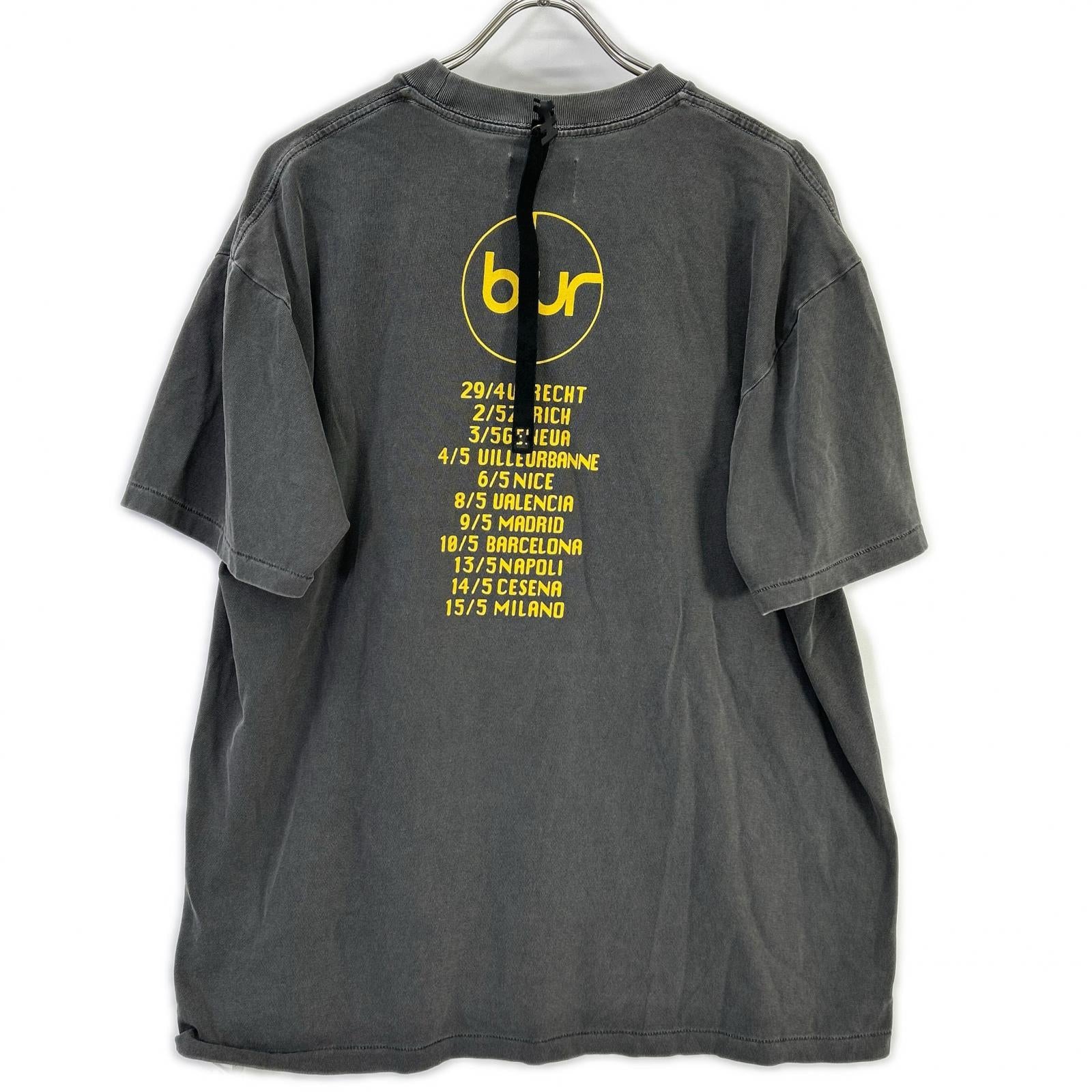insonnia インソニア 【EDIFICE別注】IP-BL-002 ブラック blur LAW プリントTシャツ トップス