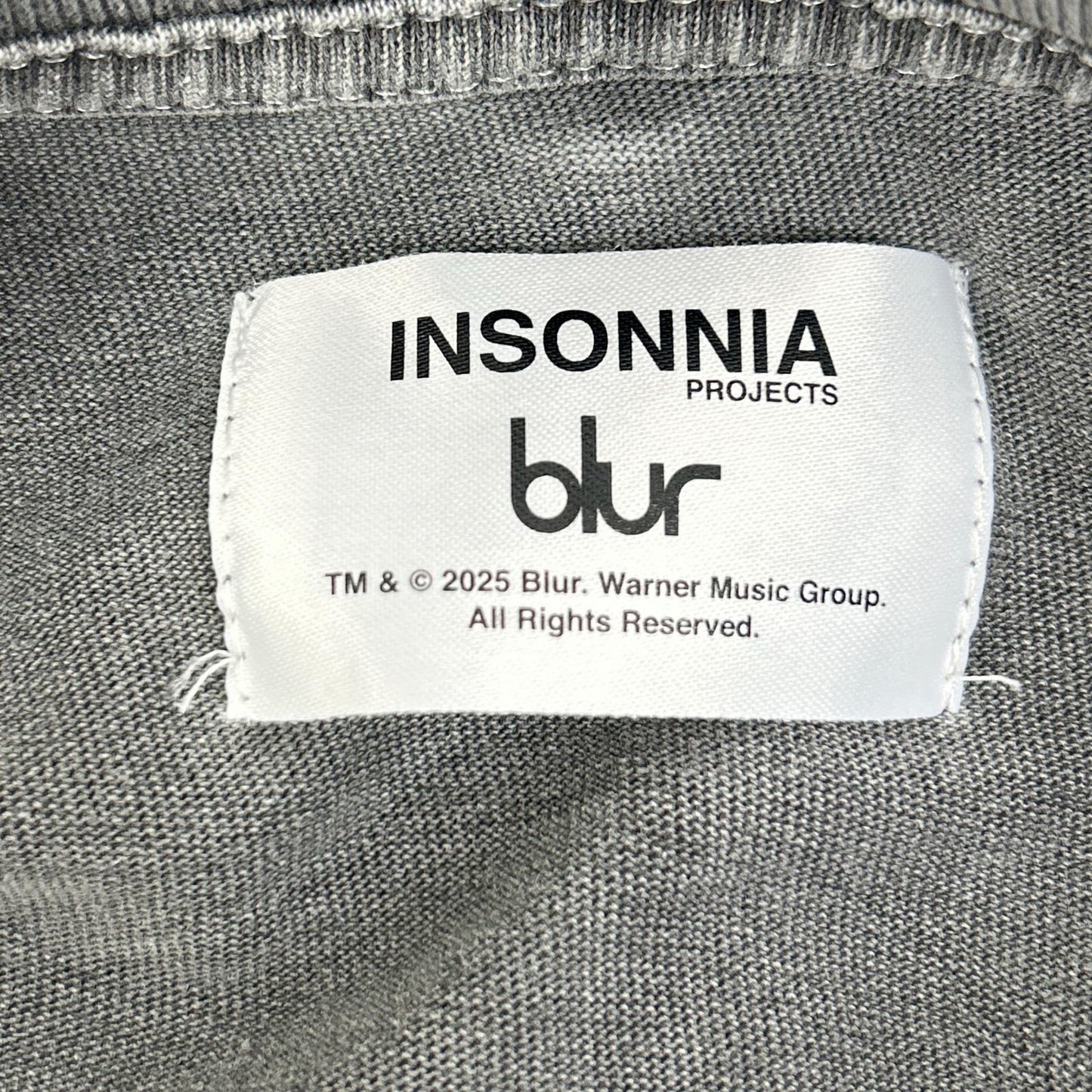 insonnia インソニア 【EDIFICE別注】IP-BL-002 ブラック blur LAW プリントTシャツ トップス