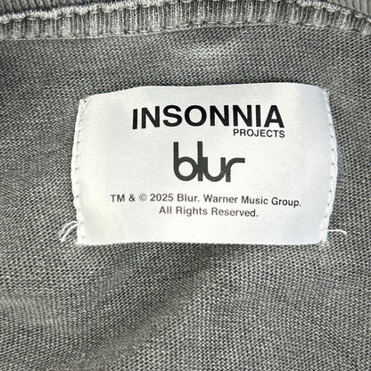 insonnia インソニア 【EDIFICE別注】IP-BL-002 ブラック blur LAW プリントTシャツ トップス