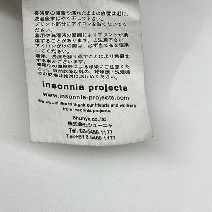insonnia インソニア 【EDIFICE別注】IP-BL-002 ブラック blur LAW プリントTシャツ トップス