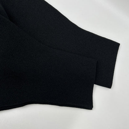 Chaos カオス CH206532ER Black Cotton Épicerie Cardigan Top