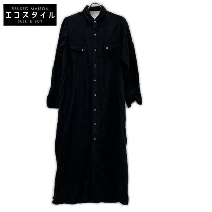 TICCA ティッカ 0213407301 リネン混 長袖シャツ ワンピース
