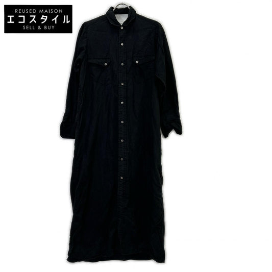 TICCA ティッカ 0213407301 リネン混 長袖シャツ ワンピース
