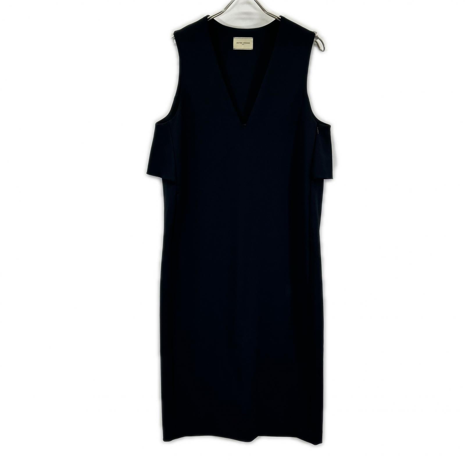 UNITED ARROWS ユナイテッドアローズ 1526-199-3688 ネイビー ノースリーブワンピース ワンピース