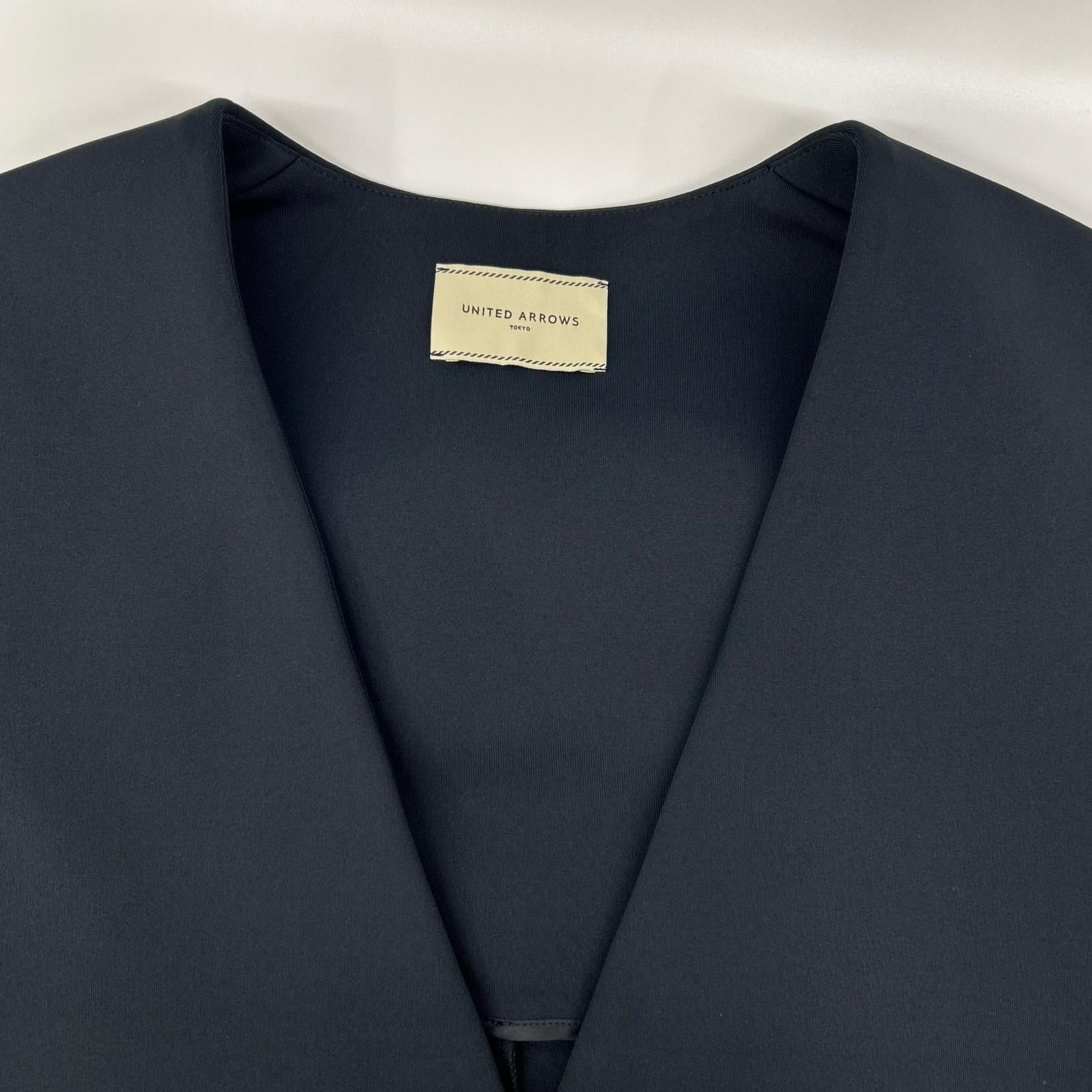 UNITED ARROWS ユナイテッドアローズ 1526-199-3688 ネイビー ノースリーブワンピース ワンピース