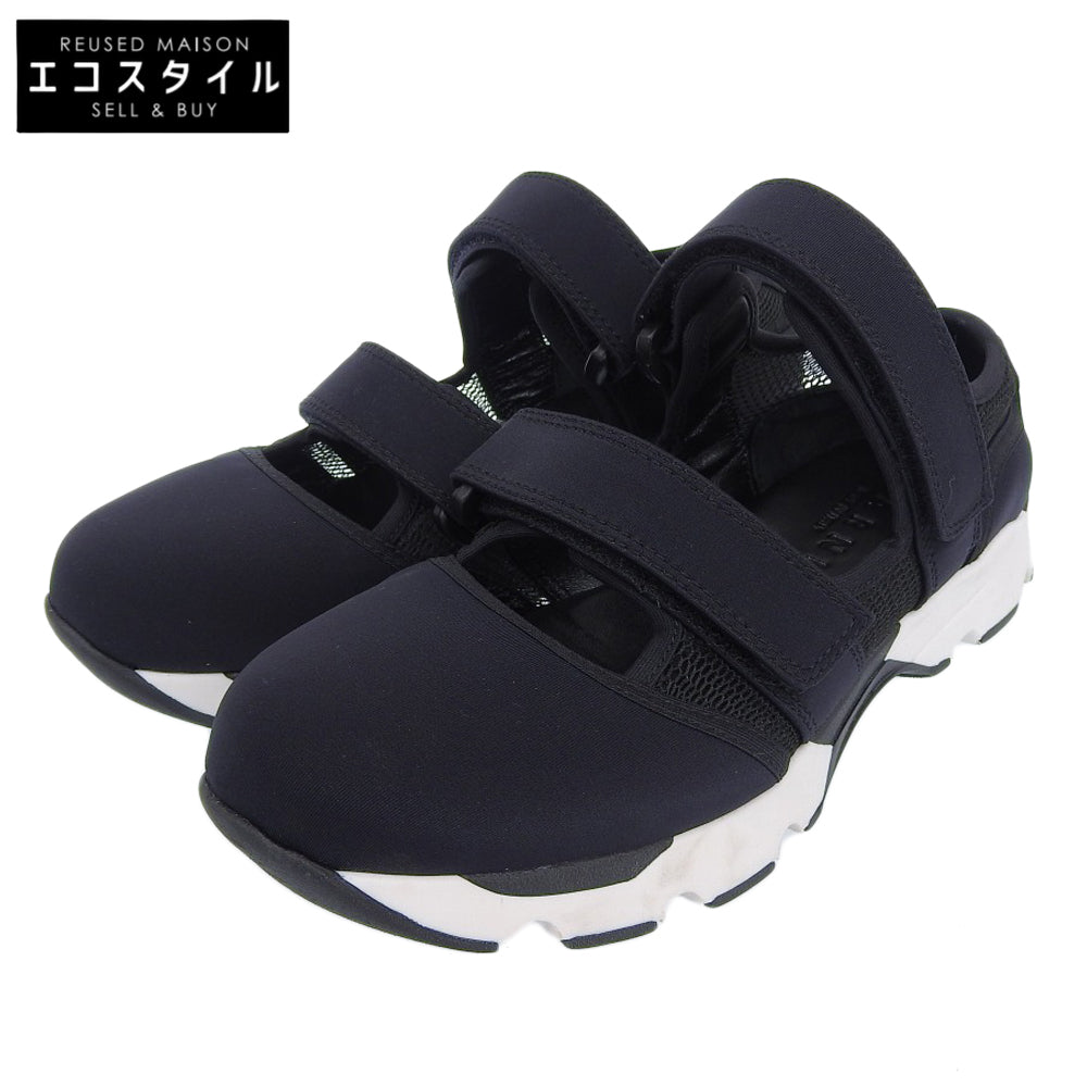 MARNI マルニ 美品 ベルクロ メッシュサンダル シューズ レディース ブラック 38 SNZW002602 シューズ