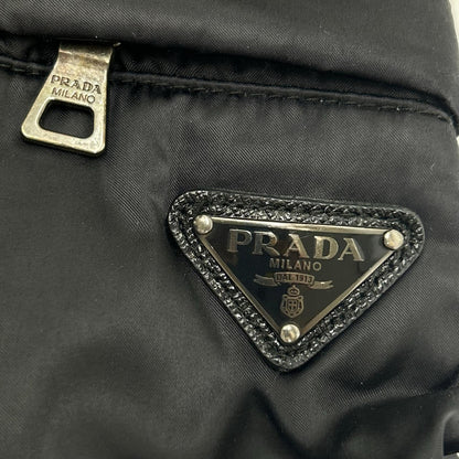 PRADA SPORT 290150 black nylon triangle-logo down jacket Jacket