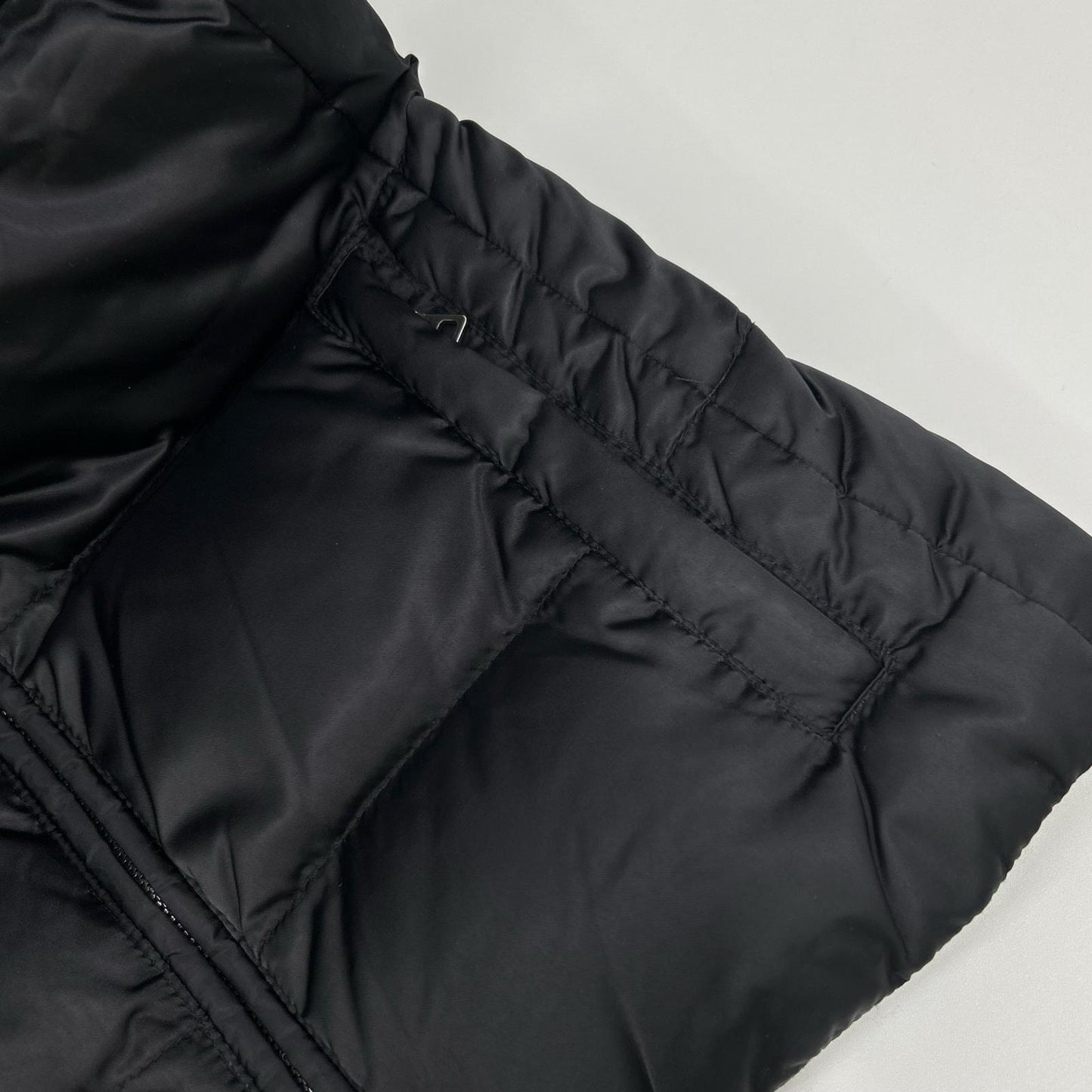 PRADA SPORT プラダスポーツ 290150 ブラック ナイロン トライアングルロゴ ダウンジャケット ジャケット