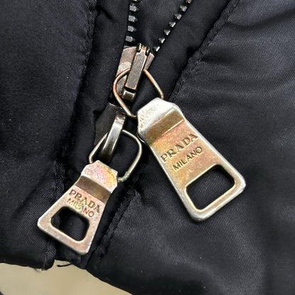 PRADA SPORT プラダスポーツ 290150 ブラック ナイロン トライアングルロゴ ダウンジャケット ジャケット