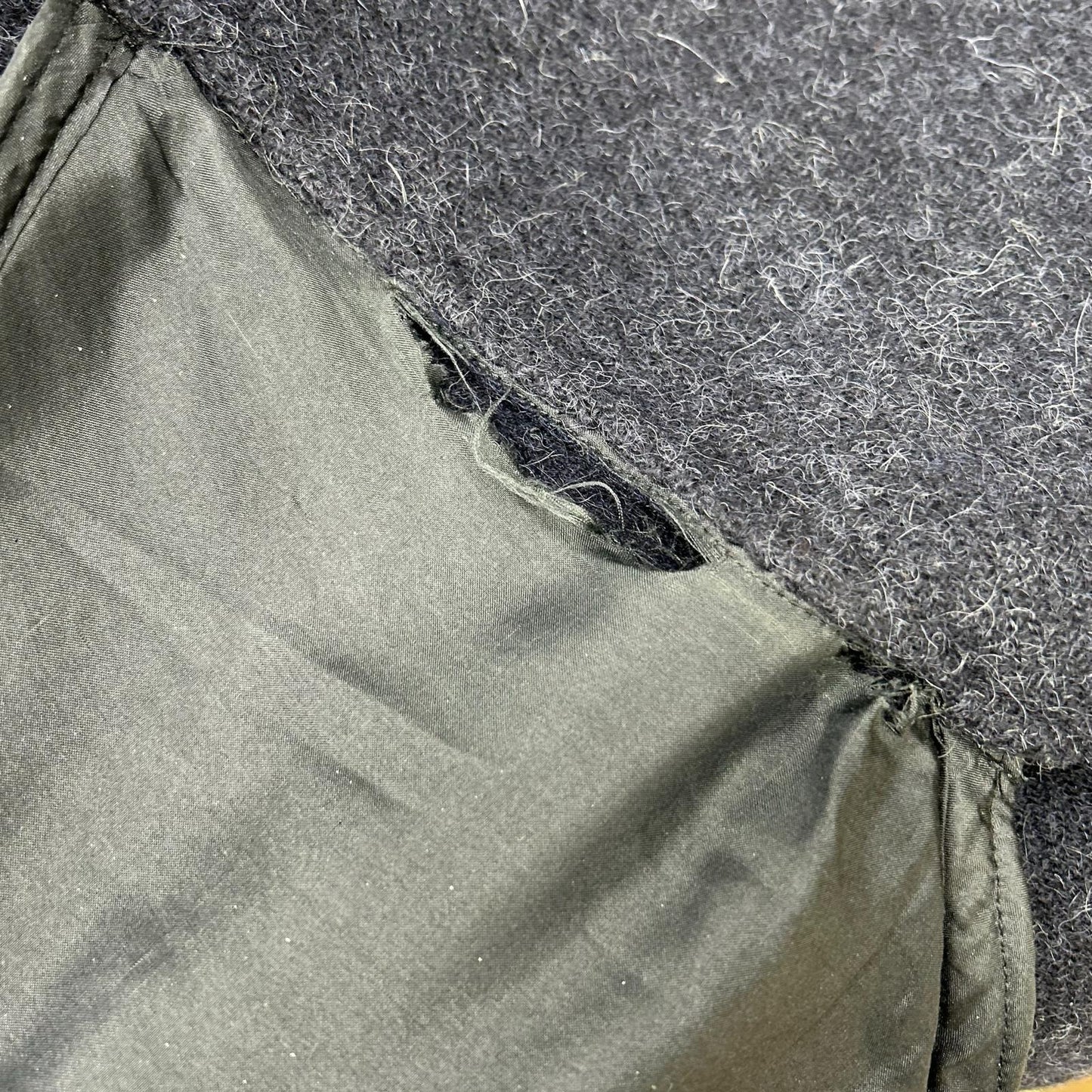 S MaxMara エスマックスマーラ 90160163 ネイビー ウールアンゴラ CUCITO A MANO ベルト付き コート コート