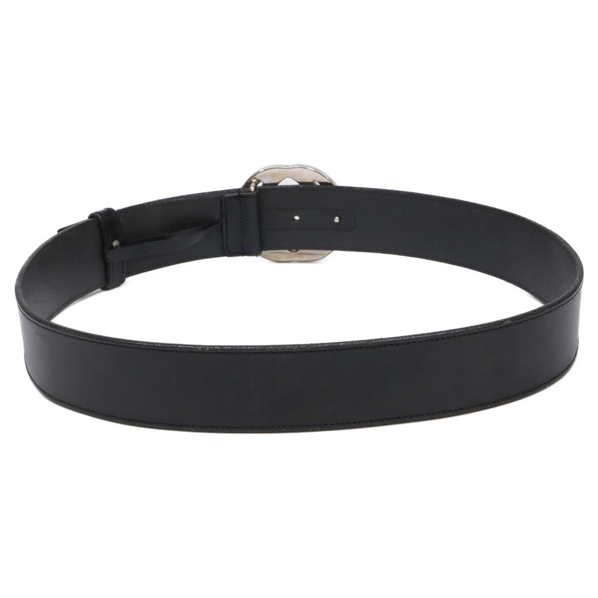 GUCCI グッチ 114984 インターロッキングG レザー ベルト