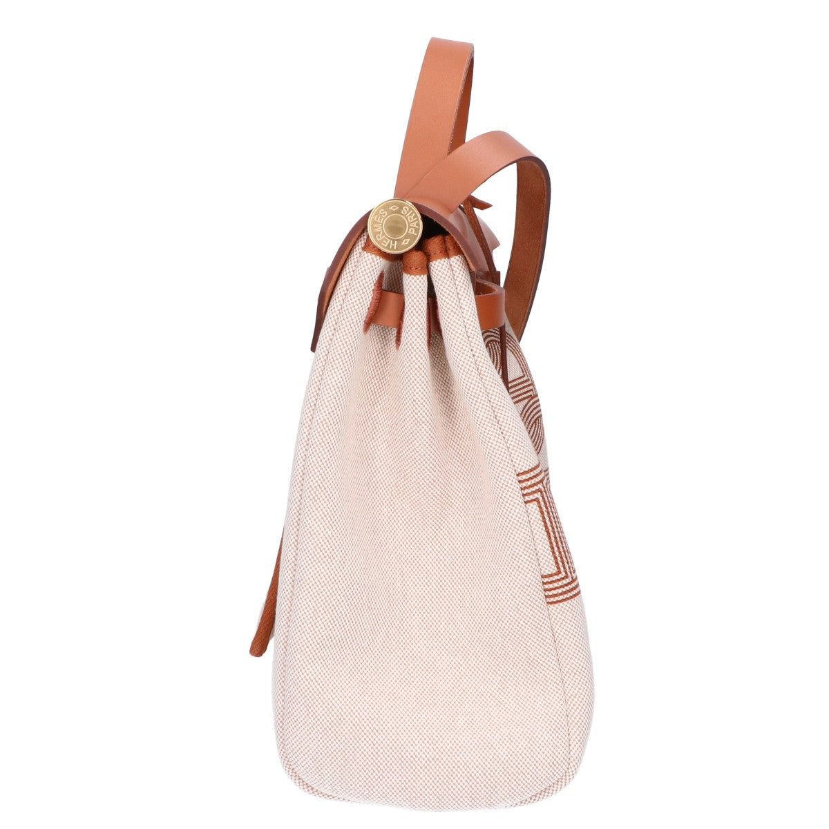 HERMES エルメス 新品同様 W刻印 エールバッグジップPM ルトゥルネ シェーヌダンクル柄 フォーブ ヴァッシュハンター トワルアッシュ 2WAY ショルダーバッグ ハンドバッグ