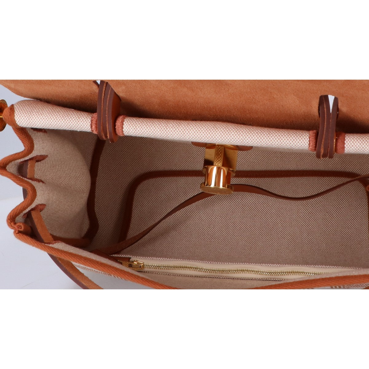 HERMES エルメス 新品同様 W刻印 エールバッグジップPM ルトゥルネ シェーヌダンクル柄 フォーブ ヴァッシュハンター トワルアッシュ 2WAY ショルダーバッグ ハンドバッグ