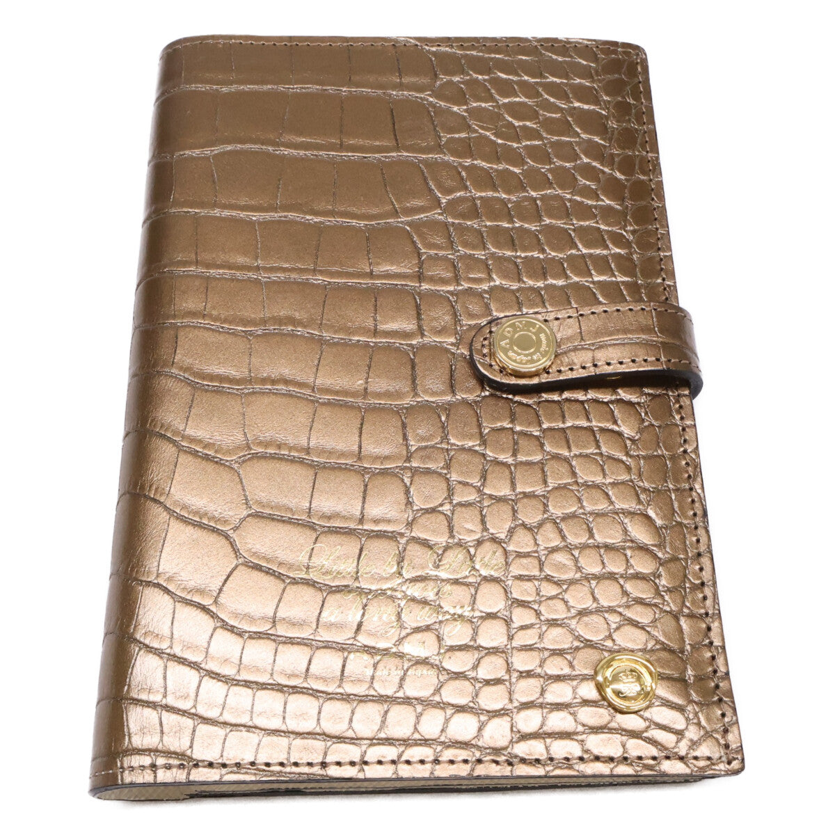 A.D.M.J. Accessoires De Mademoiselle ADMJ 【美品】型押しレザー お薬手帳ケース その他