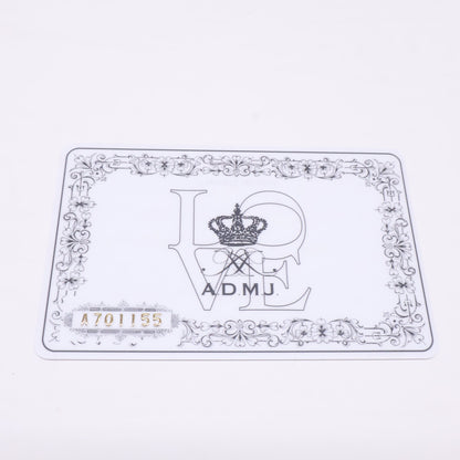 A.D.M.J. Accessoires De Mademoiselle ADMJ 【美品】型押しレザー お薬手帳ケース その他