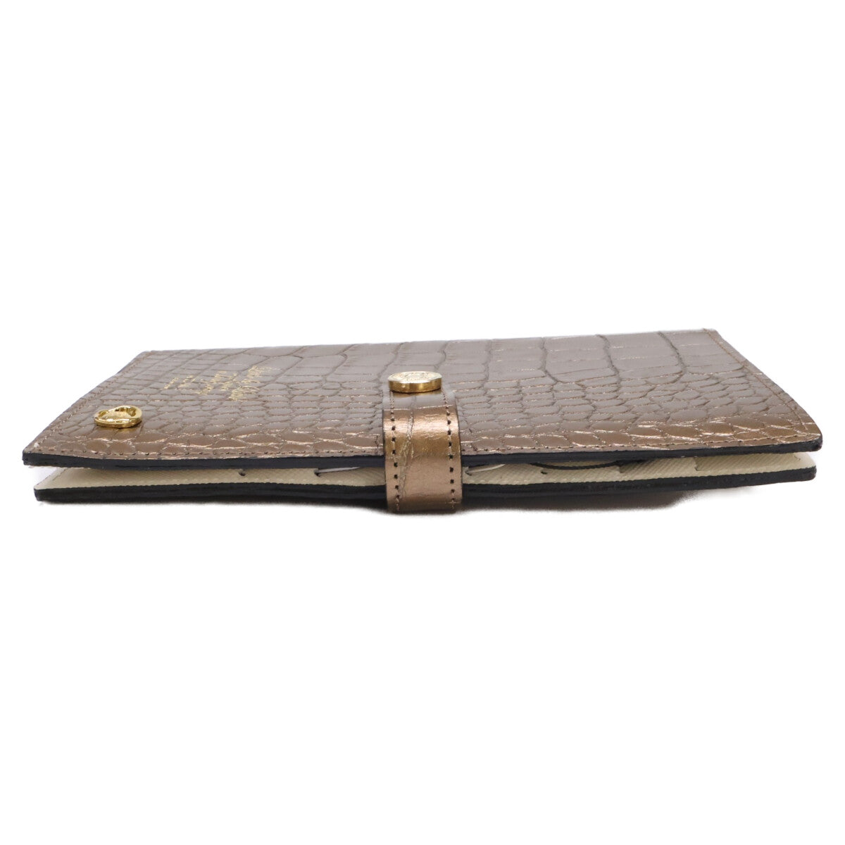 A.D.M.J. Accessoires De Mademoiselle ADMJ 【美品】型押しレザー お薬手帳ケース その他