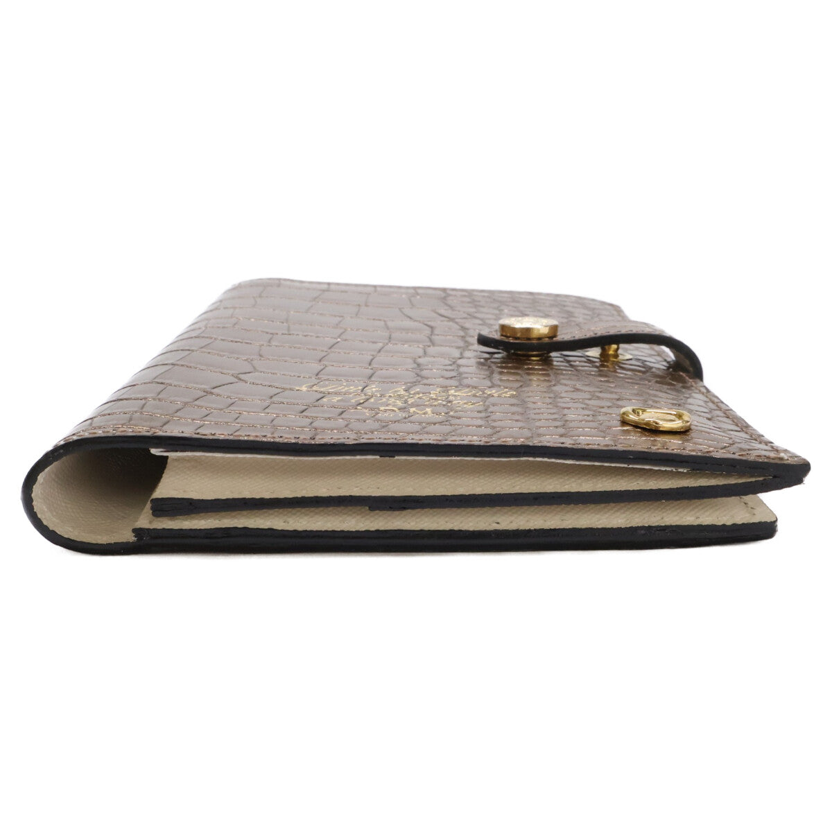 A.D.M.J. Accessoires De Mademoiselle ADMJ 【美品】型押しレザー お薬手帳ケース その他