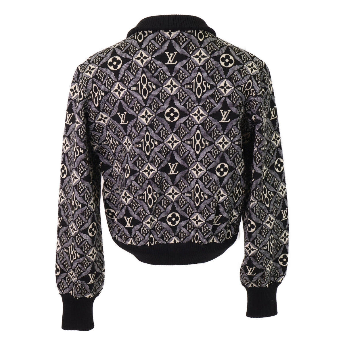LOUIS VUITTON ルイヴィトン 【国内正規】RW211A ZIF FKKC99 Since1854 モノグラム ジップアップ ニット ジャケット