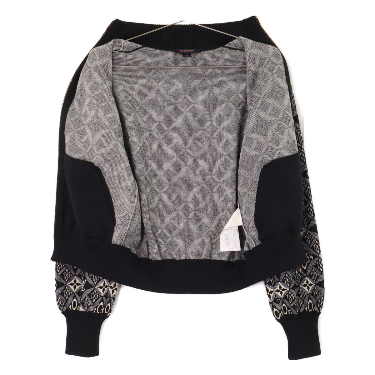 LOUIS VUITTON ルイヴィトン 【国内正規】RW211A ZIF FKKC99 Since1854 モノグラム ジップアップ ニット ジャケット